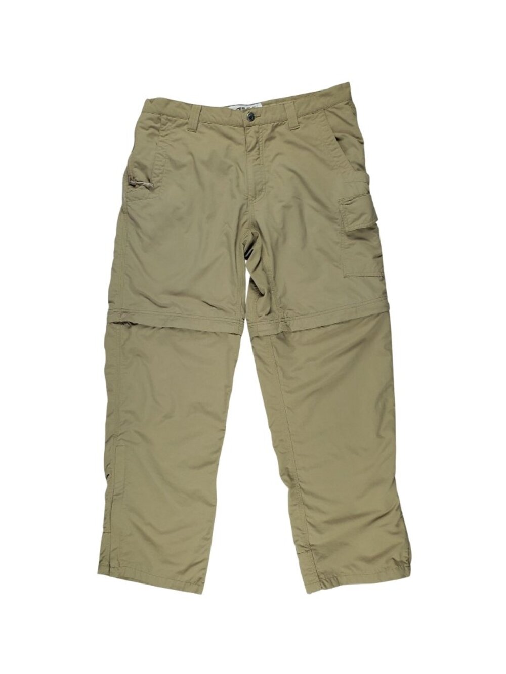 Mountain Khakis Pants Men 36x30 Nylon Cargo Zip Off Convertible Hiking Fishing